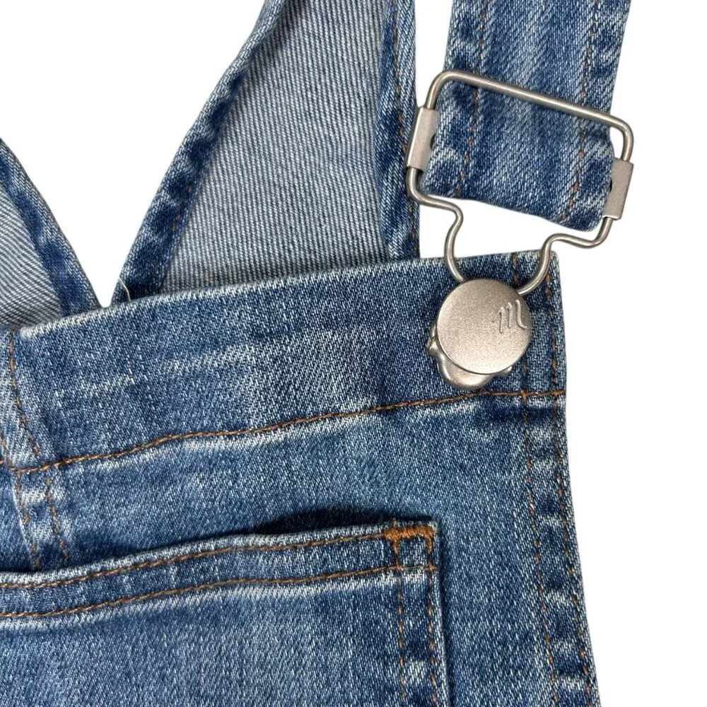 Madewell Small Slim Denim Overalls Casual Boho Western Indie